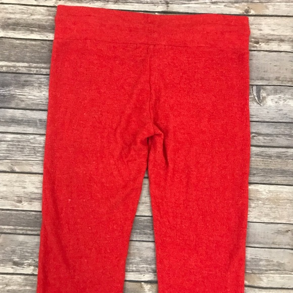 New Wildfox Basic Jogger Sweatpants in Red - Picture 6 of 6